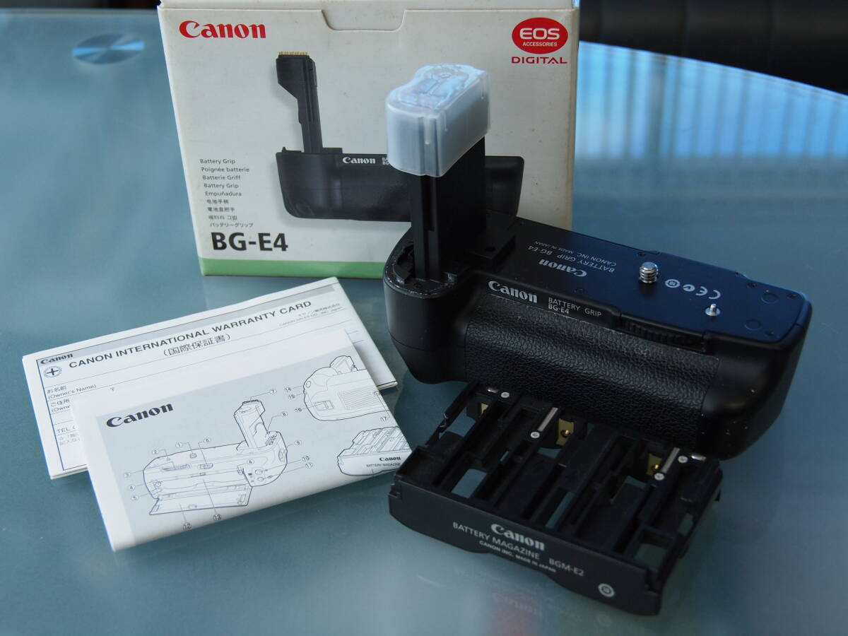 実用中古 Canon キャノン BATTERY GRIP バッテリーグリップ BG-E4+BGM-E2 for EOS 5D 現状_画像1