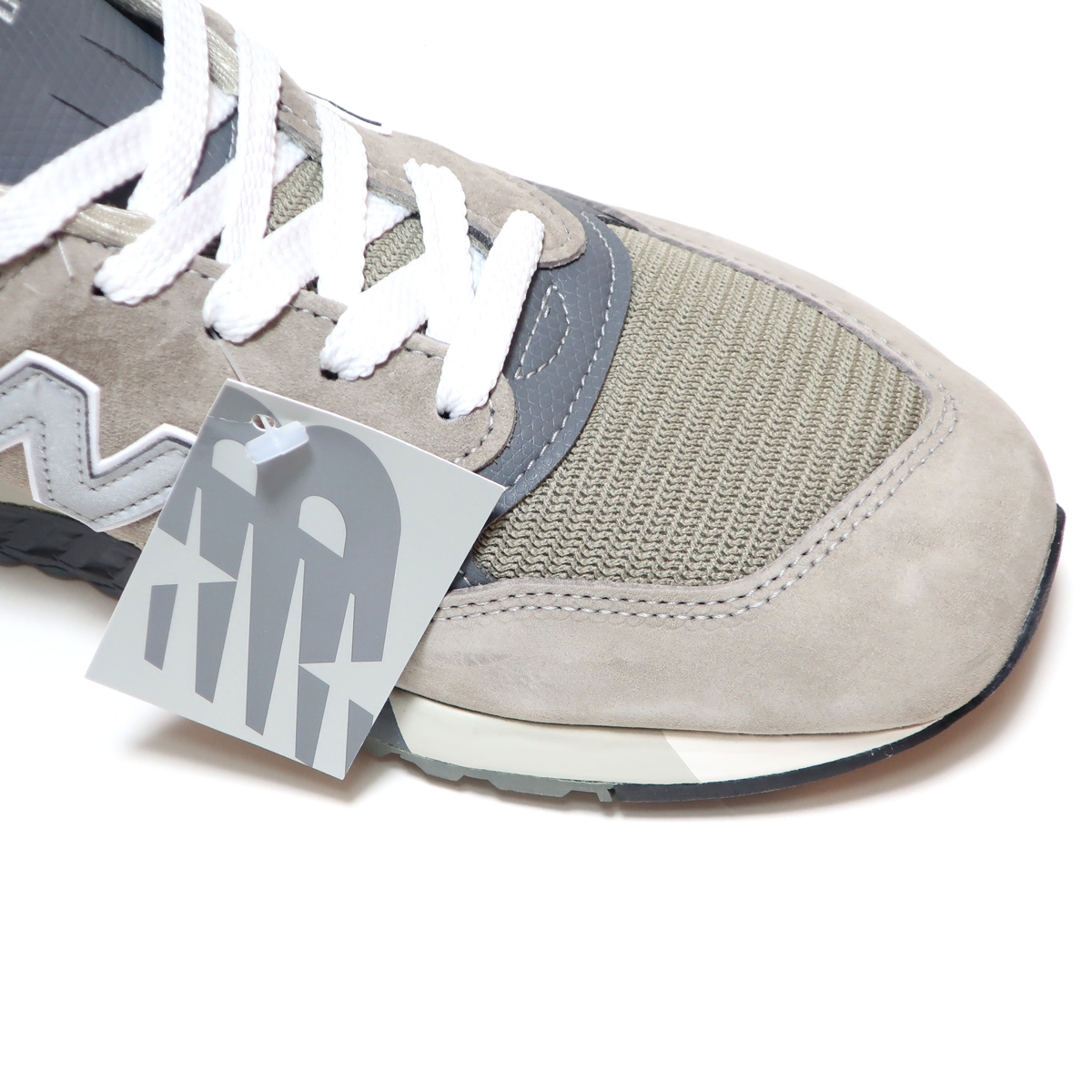 NEW BALANCE U998GR GRAY GREY SUEDE MADE IN USA US6.5 24.5cm ( ニューバランス 998 グレー スエード アメリカ製 )_画像8