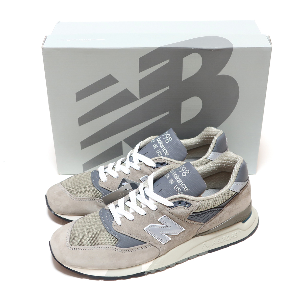 NEW BALANCE U998GR GRAY GREY SUEDE MADE IN USA US10 28cm ( ニューバランス 998 グレー スエード アメリカ製 )