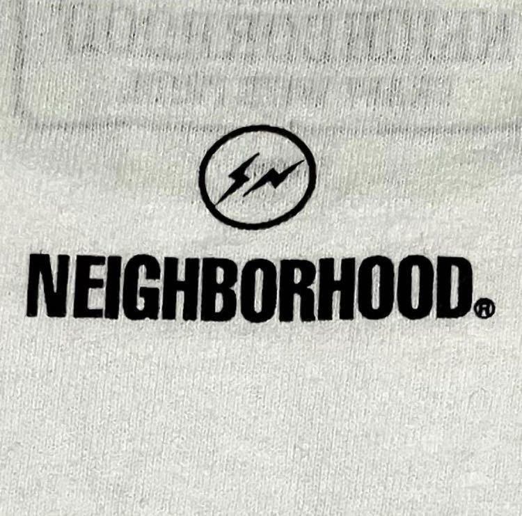 【希少】NEIGHBORHOOD×FRAGMENT DESIGN　コラボTシャツ　ネイバーフッド　フラグメントデザイン　サンダーマーク　182LBFRN-STM01S