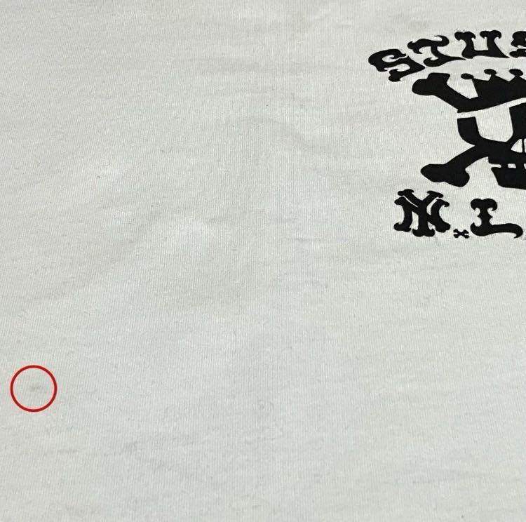 [ популярный ]STUSSY Stussy la gran футболка Skull бренд Logo la gran рукав bai цвет вырез лодочкой 7 минут длина шт ..