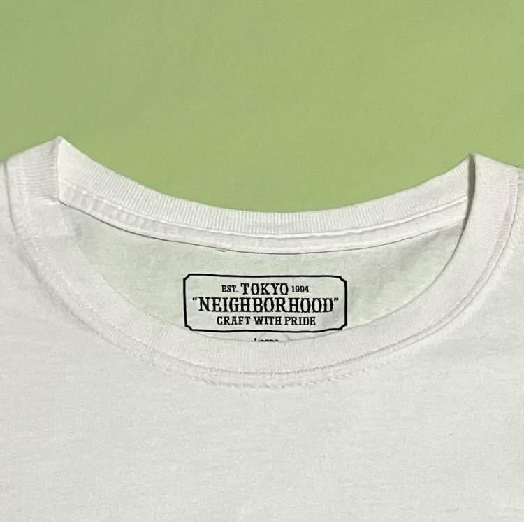 【希少】NEIGHBORHOOD×FRAGMENT DESIGN　コラボTシャツ　ネイバーフッド　フラグメントデザイン　サンダーマーク　182LBFRN-STM01S