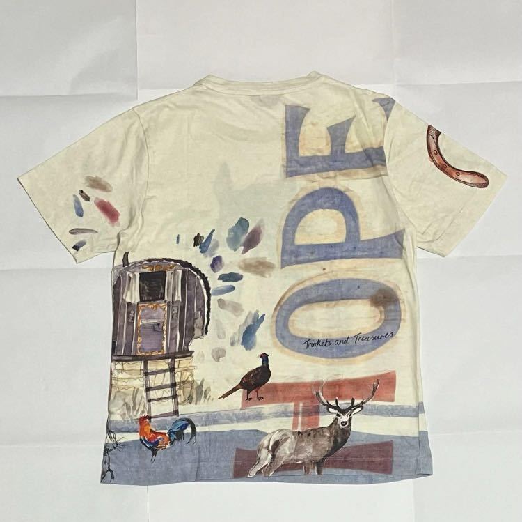 【希少】Paul Smith COLLECTION　ポールスミス　プリントTシャツ　馬　個性的　前後デザイン　ユニセックス　定価22,000円　284310 299Z