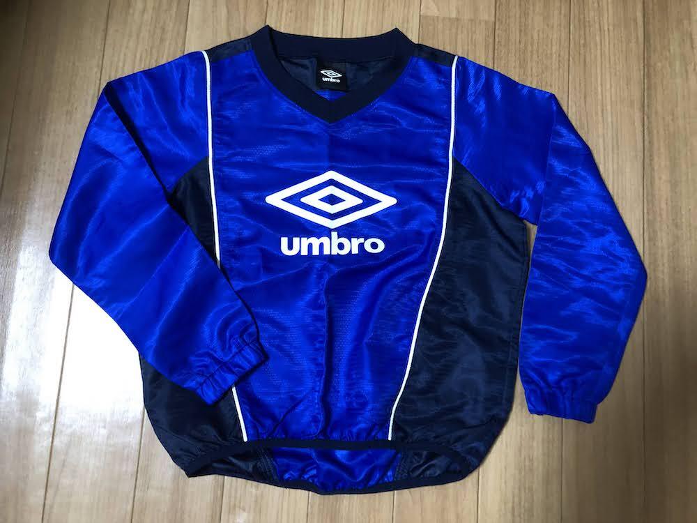 ★匿名 送料込★130 umbro アンブロ ピステ 青_画像2