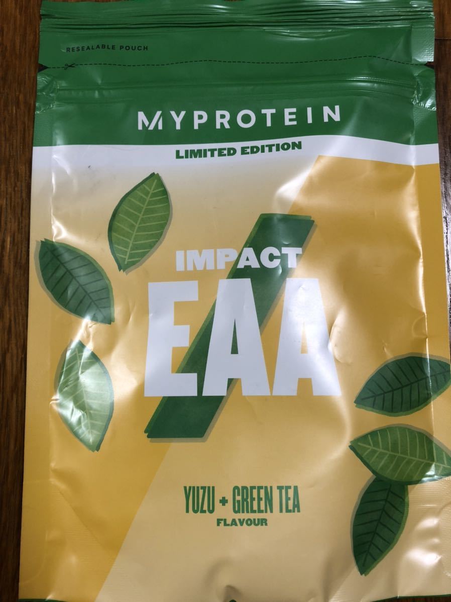 送料無料 国内発送 myprotein マイプロテイン EAA ゆず グリーンティー味 パウダー 1kg 筋トレ BCAA ダイエット_画像1