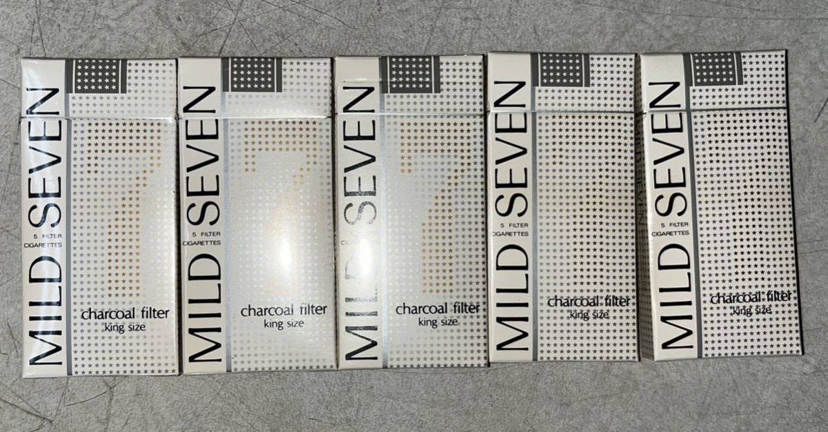 マイルドセブン MILD SEVEN パッケージ未開封 5個セット タバコ たばこ cigaret_画像1