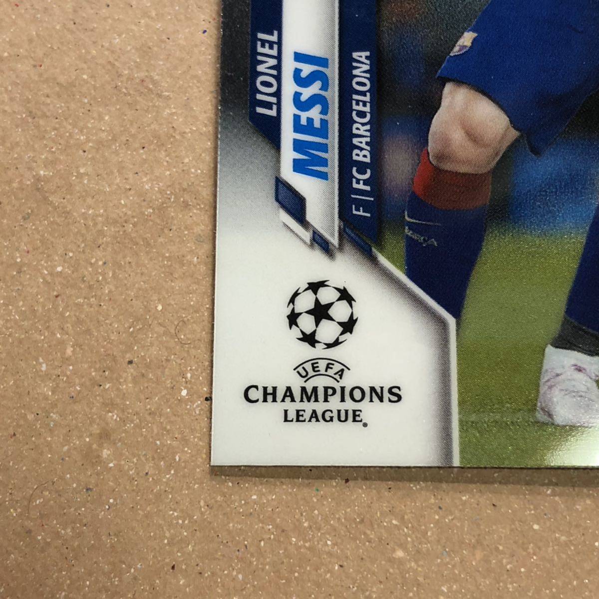 Topps chrome SOCCER 2020 UEFA CHAMPIONS LEAGUE LIONEL MESSI リオネル・メッシ BARCELONA バルセロナ #1_画像5