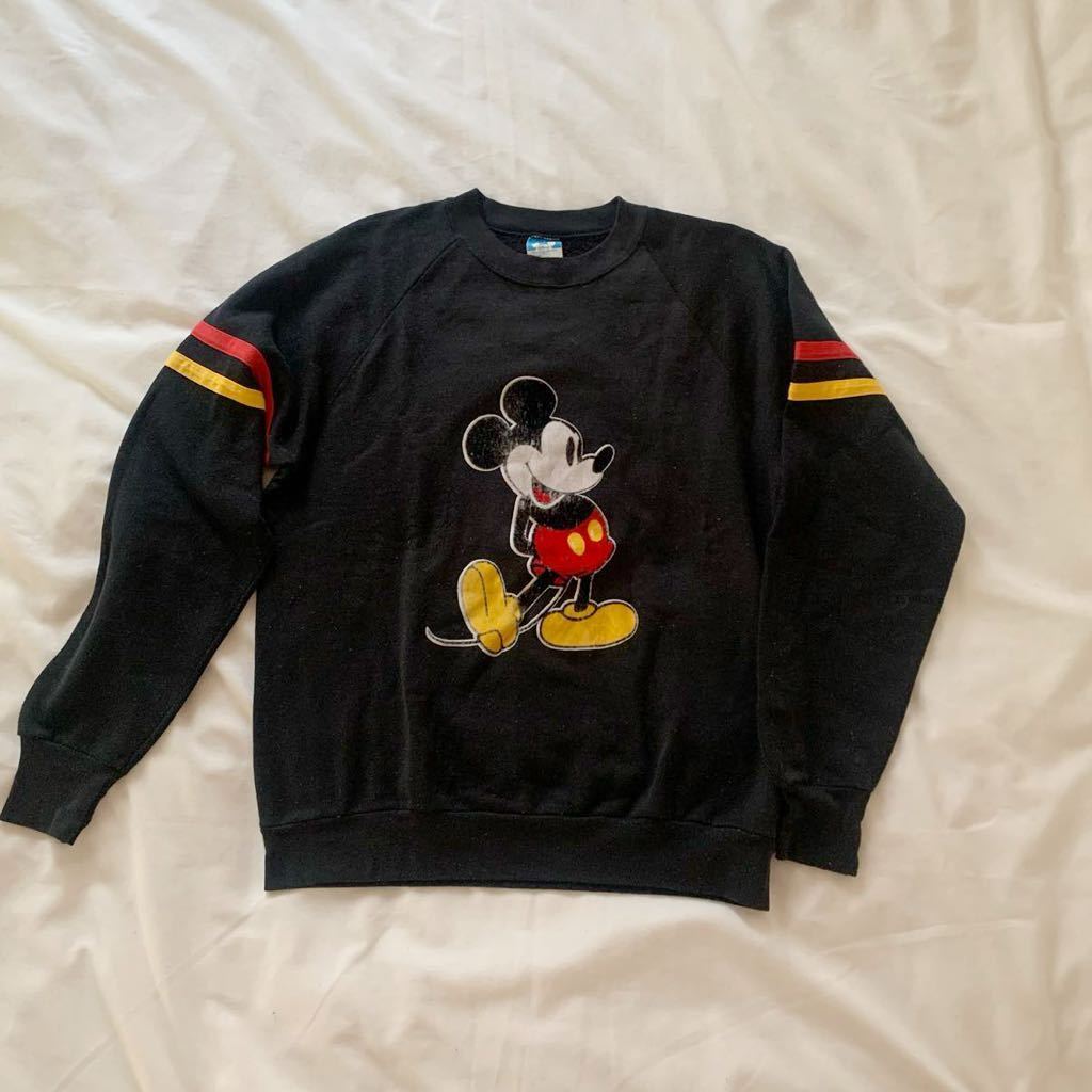 1980s ディズニー ミッキーマウス スウェット Disney USA製 ビンテージ Mickey Lsize トレーナー
