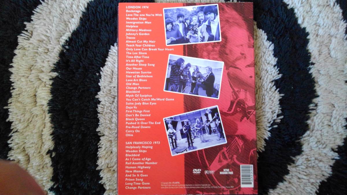 CROSBY, STILLS, NASH & YOUNG / LONDON 74 & SAN FRANCISCO 73 コレクターズDVD_画像2