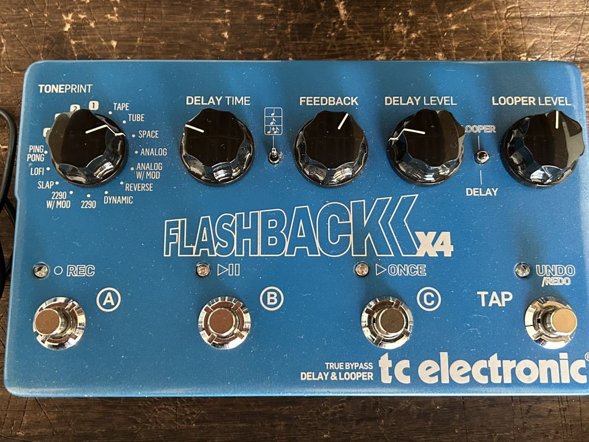 [GE]tc electronic FLASHBACK×4 Delay フラッシュバック×4 ディレイ 「TonePrint」用スロットを4つ装備！ ディレイエフェクトの決定版！_画像1