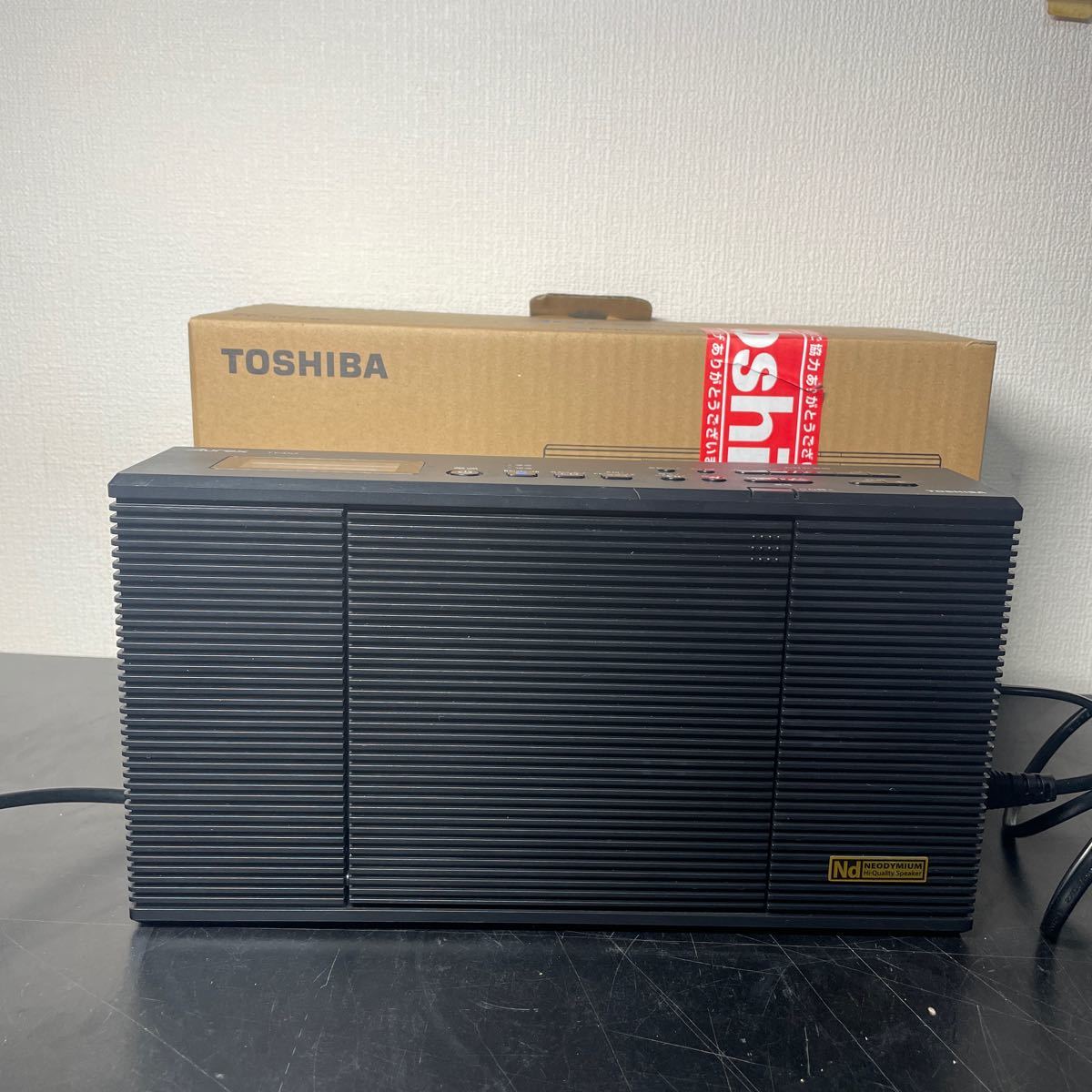 TOSHIBA 東芝 CDラジオ ブラック TY-AN2_画像1