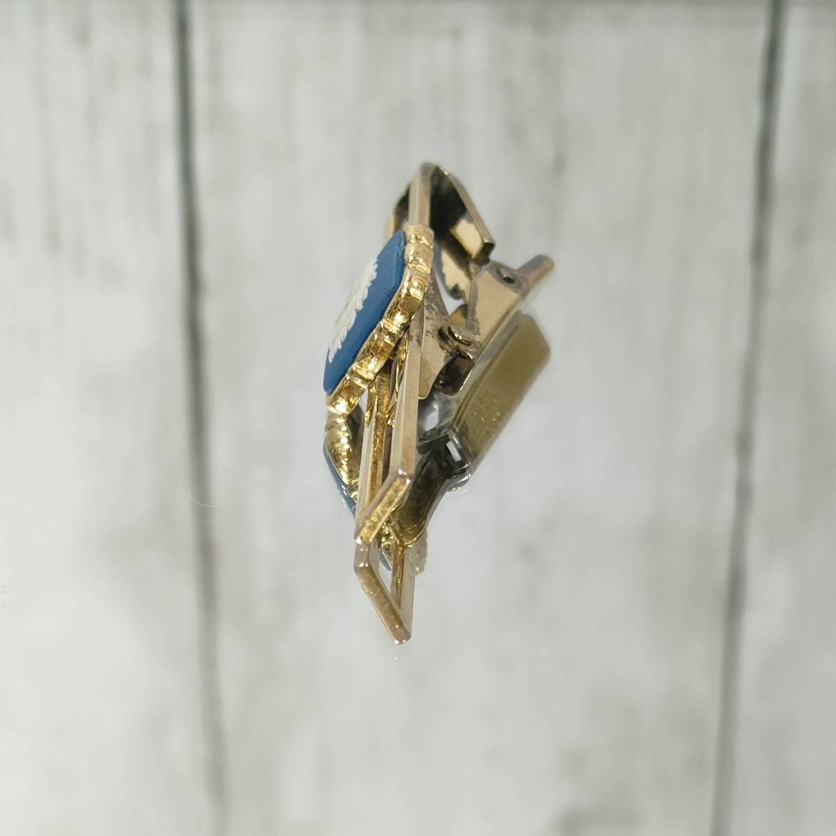 ウェッジウッド WEDGWOOD ネクタイピン 馬 ゴールド 陶器 ライトブルー 服飾小物 アクセサリー【16163】の画像5