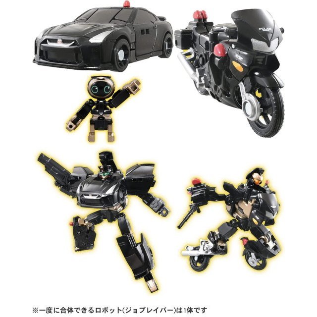 新品 特装合体ロボ ポリスブレイバー ZERO ゼロ パーフェクトセット ジョブレイバー GT-R 覆面 パトロールカー VFR 黒バイ 送料950円～_商品見本