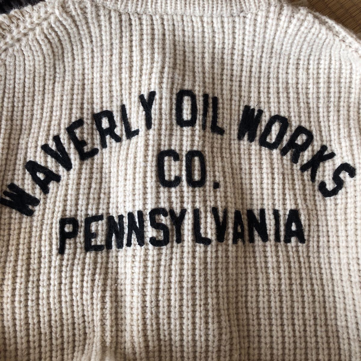 old joe | SHAKER KNIT “1920’s”ウール ニットカーディガン _画像9