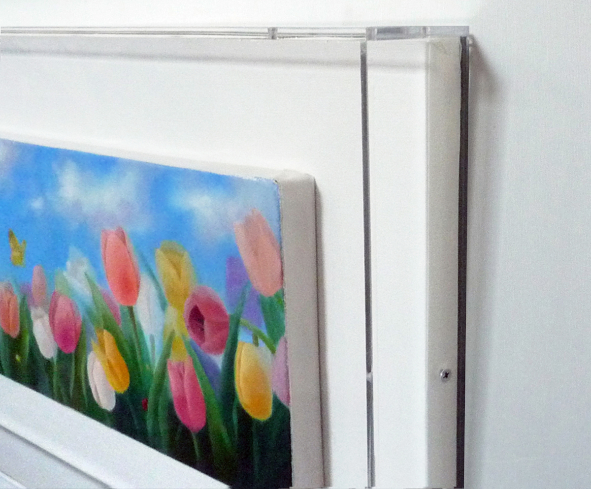 油彩画 洋画 (油絵額縁付きで納品対応可) F4号 「富士に桜 油彩画 洋画 (油絵額縁付きで納品対応可) F4号 「富士に桜