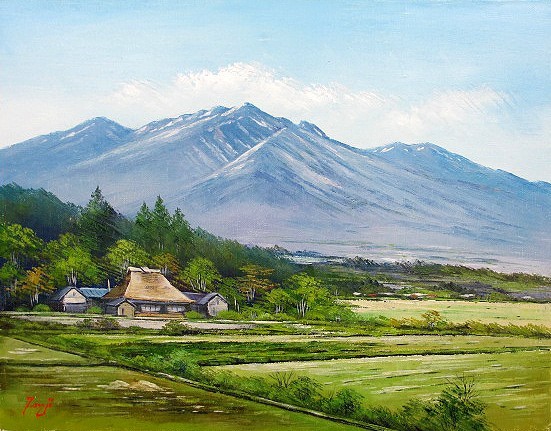 油彩画 洋画 (油絵額縁付きで納品対応可) F8号 「ルツェルン 油彩画 洋画 (油絵額縁付きで納品対応可) F8号 「ルツェルン