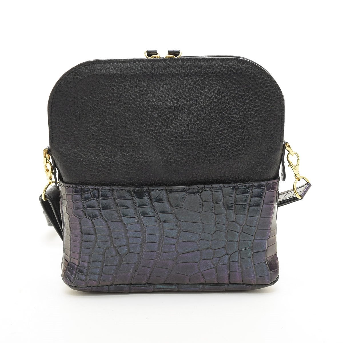 *504880 ZAO The o- pochette Mini shoulder bag JRA crocodile wani leather lady's maziora sphere insect color 