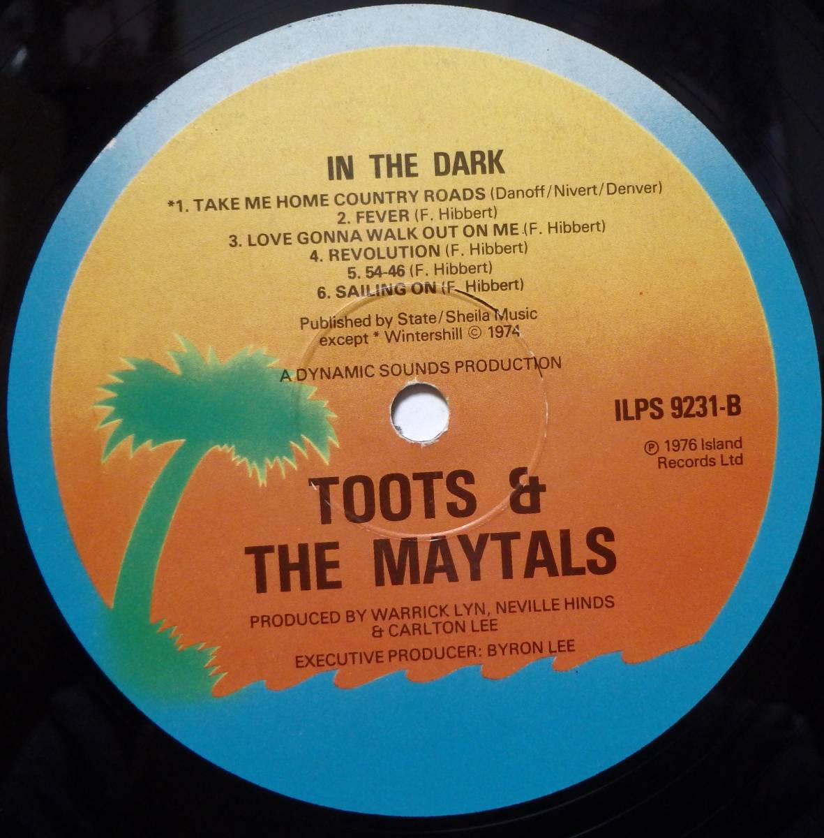 【RG037】TOOTS & THE MAYTALS 「In The Dark」, 76 UK Reissue　★ルーツ・レゲエ/レゲエ_画像5