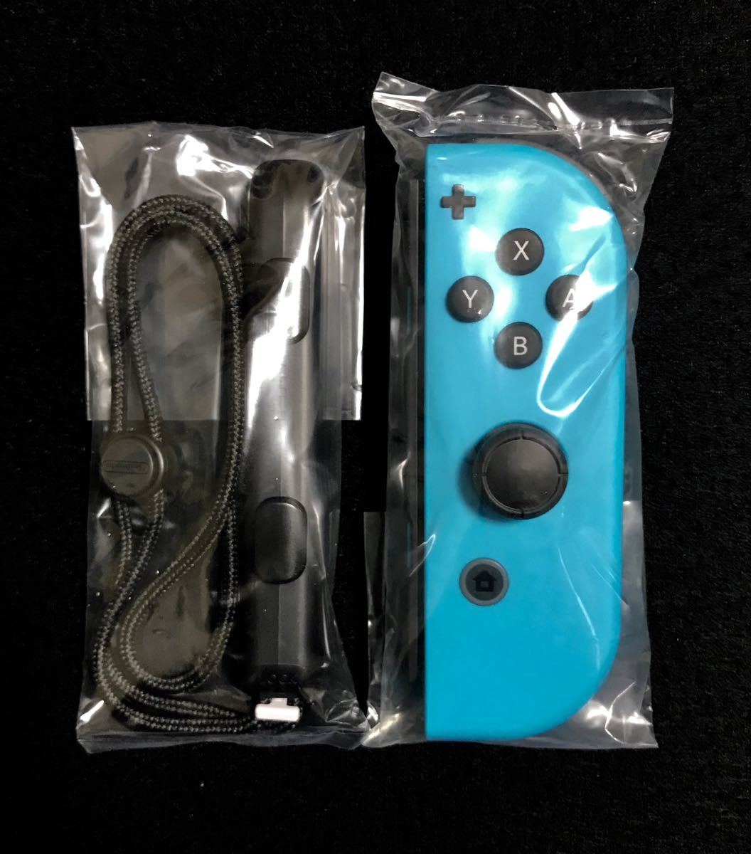 新品未使用 送料込 Nintendo switch ニンテンドースイッチ Joy-Con ジョイコン (R) ネオンブルー joycon 右 純正 コントローラー