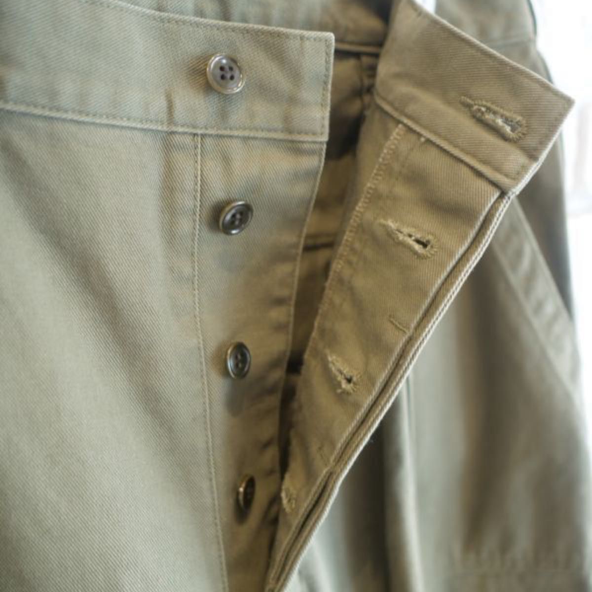 未使用 A PRESSE USAF Hemmed Bottomsオリーブサイズ1 未使用 A PRESSE USAF Hemmed Bottomsオリーブサイズ1