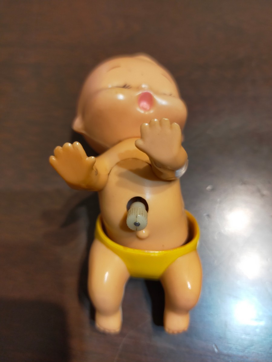 昭和レトロ ハイハイ赤ちゃん ベビー ゼンマイ  フィギュア 人形の画像4