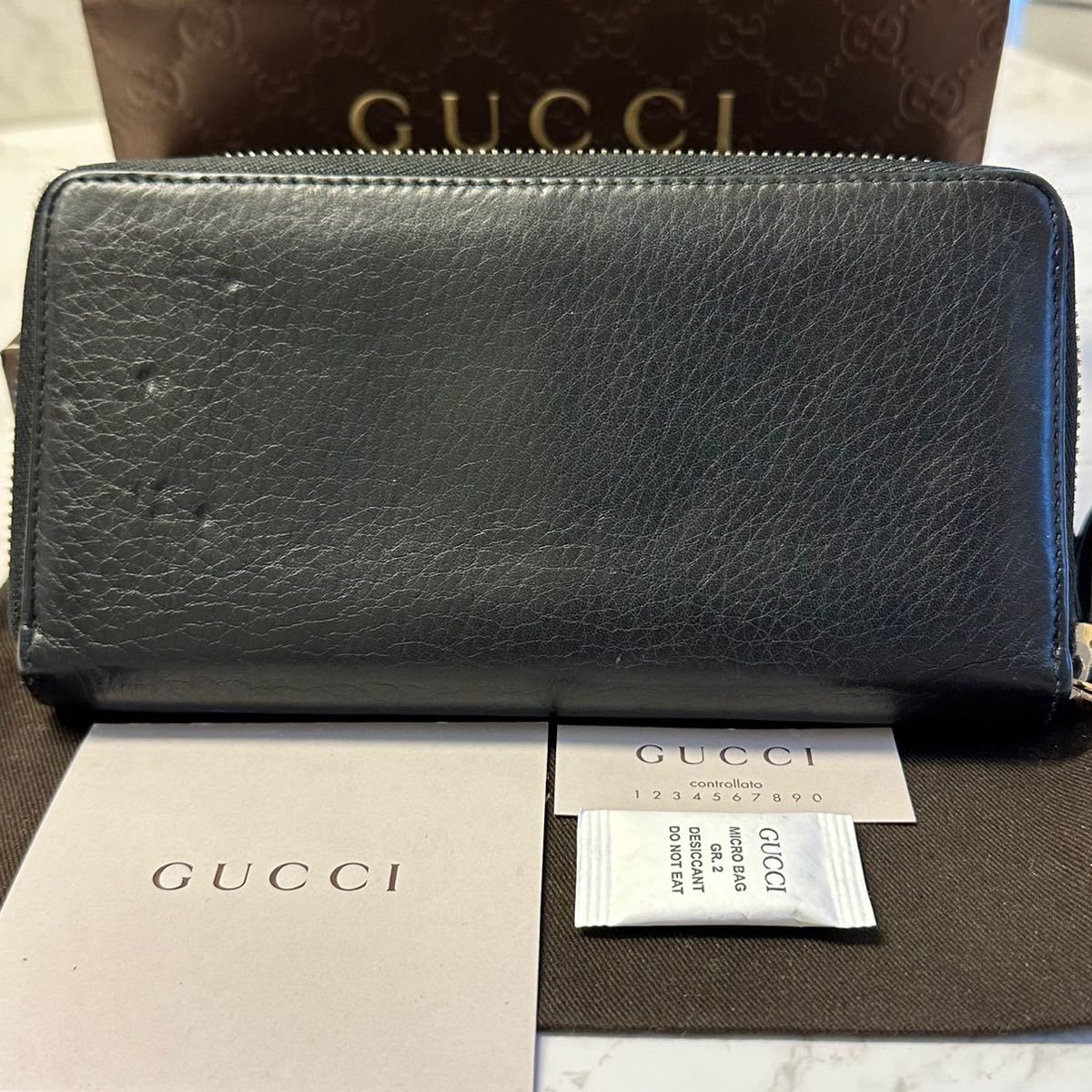 グッチ　GUCCI 財布　長財布　ソーホー　SOHO ラウンドファスナー　レディース_画像2