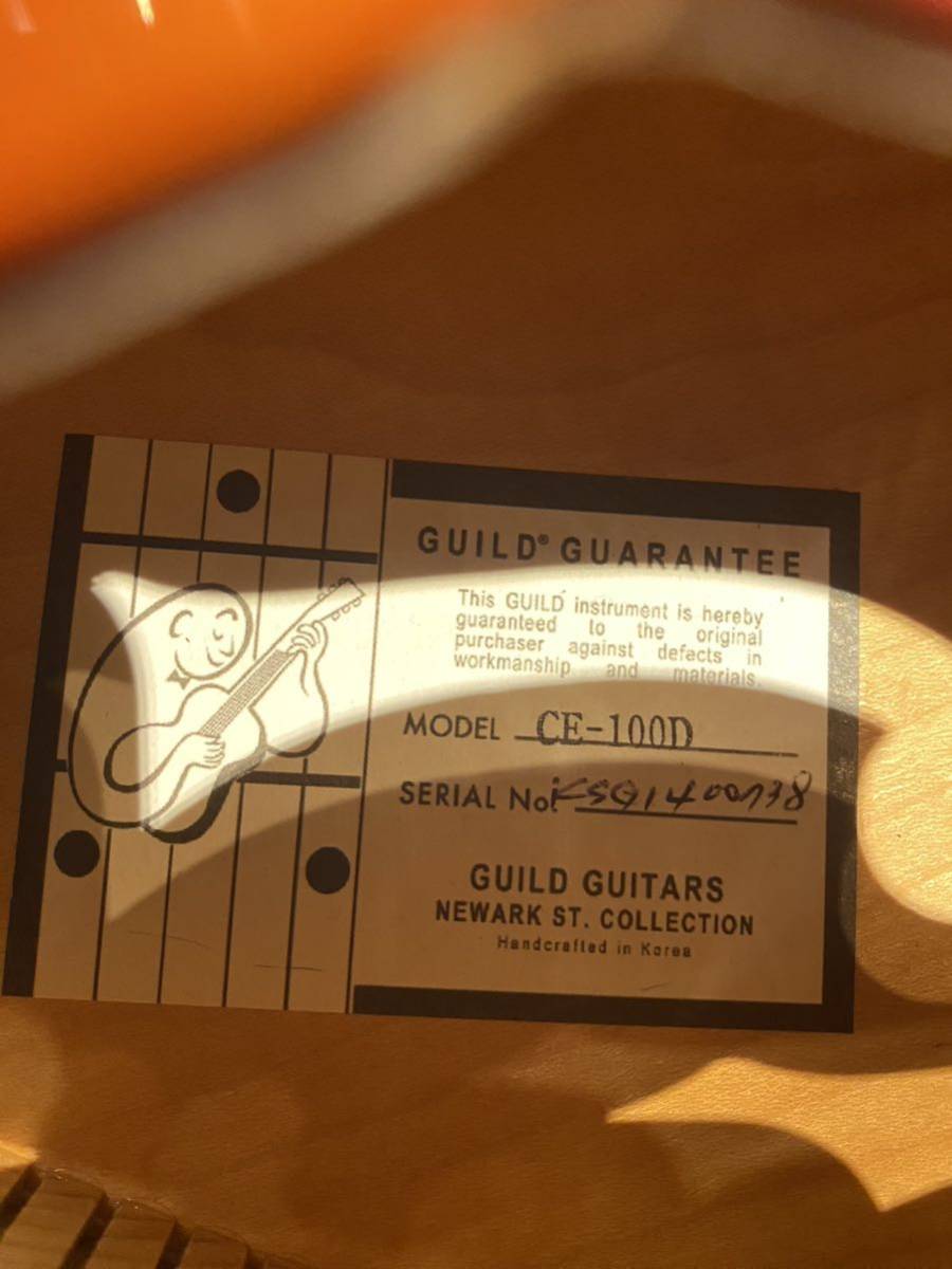 GUILD CE-100D with Bigsby ギルド　フルアコ　ビグズビー_画像5