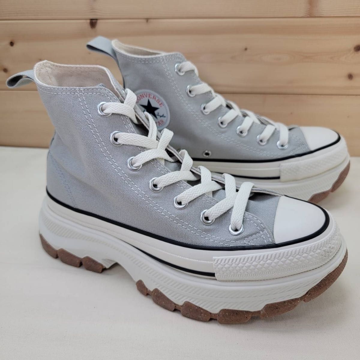 コンバース オールスターRトレックウエーブ HI アイスグレー 23.5㎝ コンバース オールスターRトレックウエーブ HI アイスグレー 23.5㎝