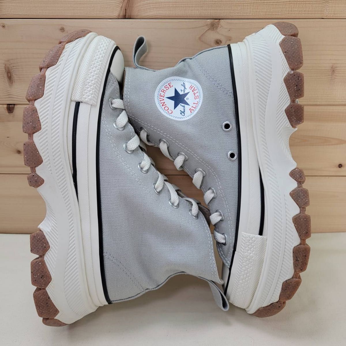コンバース オールスターRトレックウエーブ HI アイスグレー 23.5㎝ コンバース オールスターRトレックウエーブ HI アイスグレー 23.5㎝