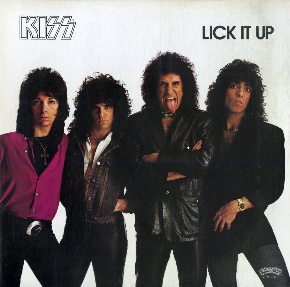 A00586700/LP/キッス(KISS)「Lick It Up 地獄の回想 (1983年・28S-181・ハードロック)」_画像3