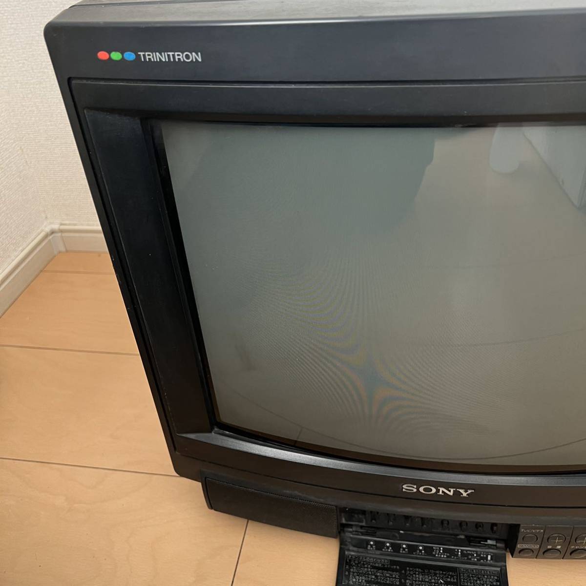 021）SONY ソニー TRINITRON トリニトロン ブラウン管テレビ レトロ KV-16GT1 ジャンクの画像2