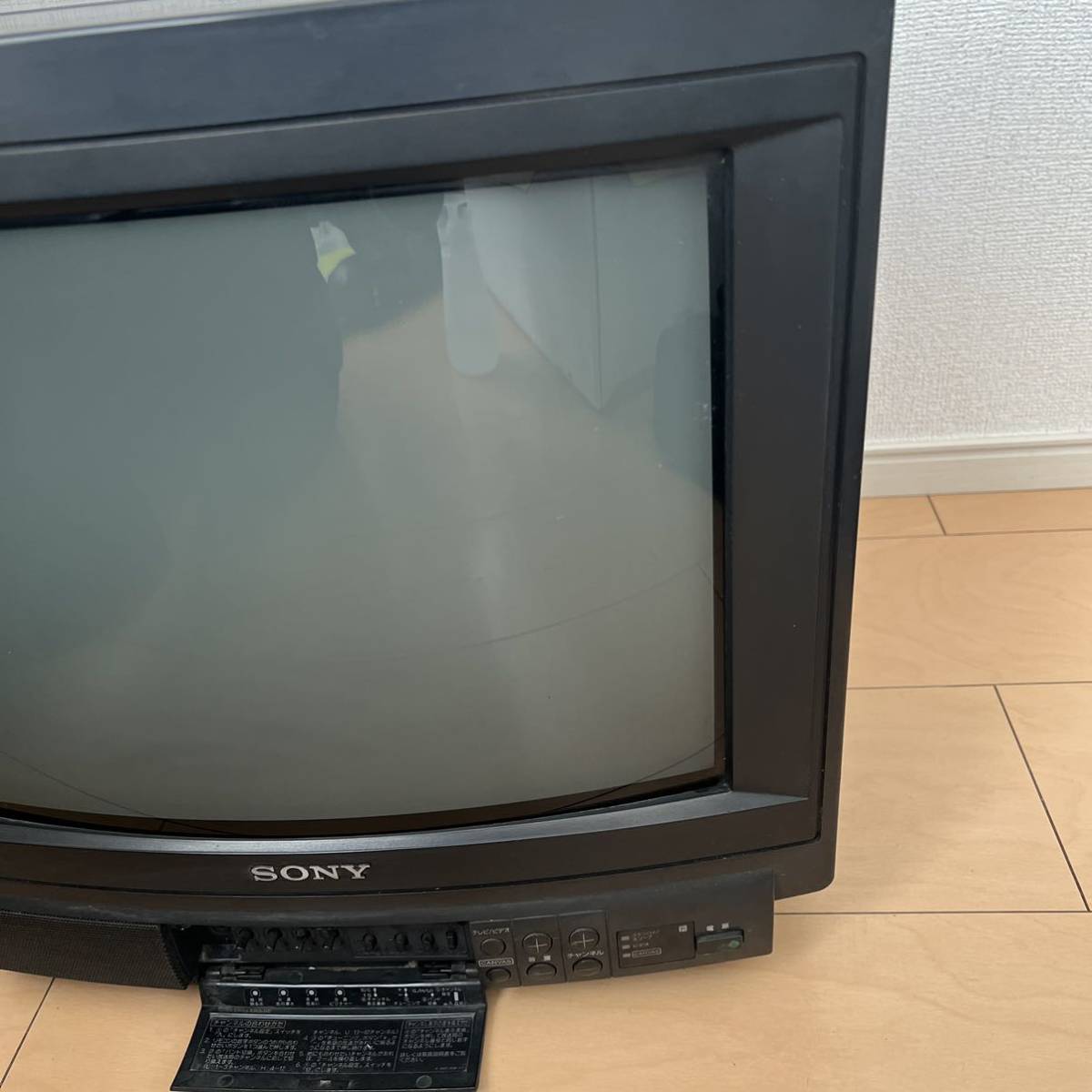 021）SONY ソニー TRINITRON トリニトロン ブラウン管テレビ レトロ KV-16GT1 ジャンクの画像3