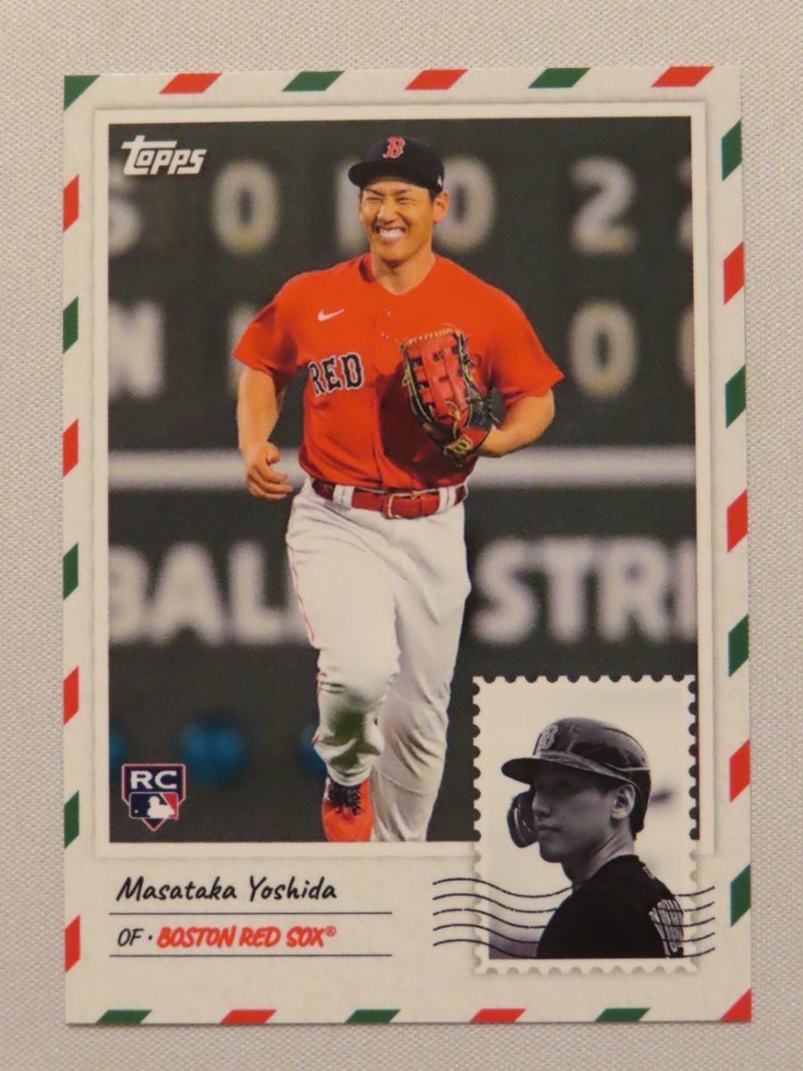 Masataka Yoshida 2023 Topps MLB Holiday Card #20 吉田正尚 トップス ホリデーカード ボストン・レッドソックス Boston Red Sox 1_画像1