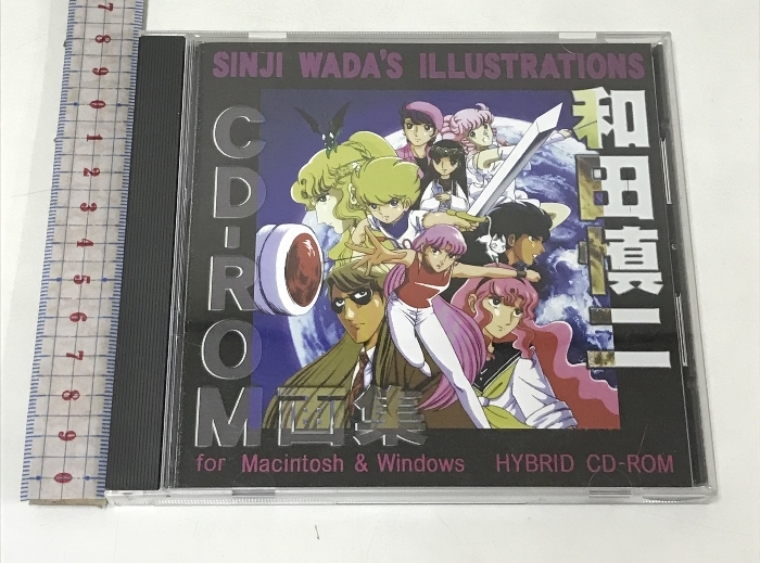 SINJI WADA'S ILLUSTRATIONS 和田慎二 CD-ROM画集 ガイナックス GAINAX PCソフト_画像1