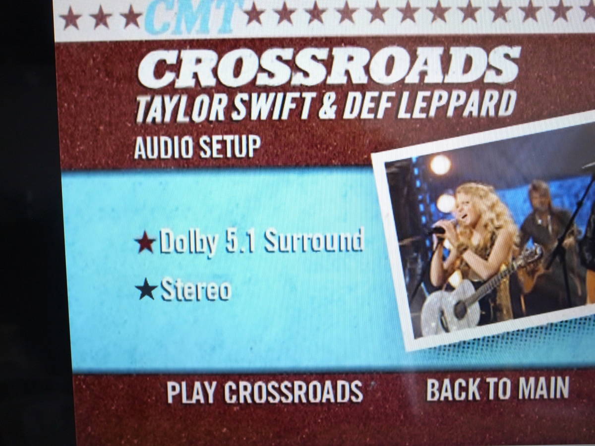 ◆動作品 DVD テイラー・スウィフト デフ・ レパード CMT CROSSROADS 日本国内正規品 Taylor Swift DEF LEPPARD_画像9