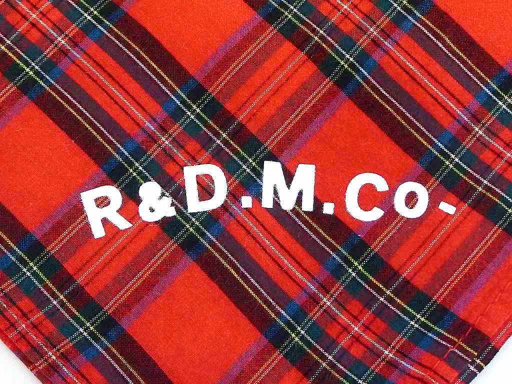 R&D.M.Co- Old man z Tailor tartan проверка бандана редкость красный 