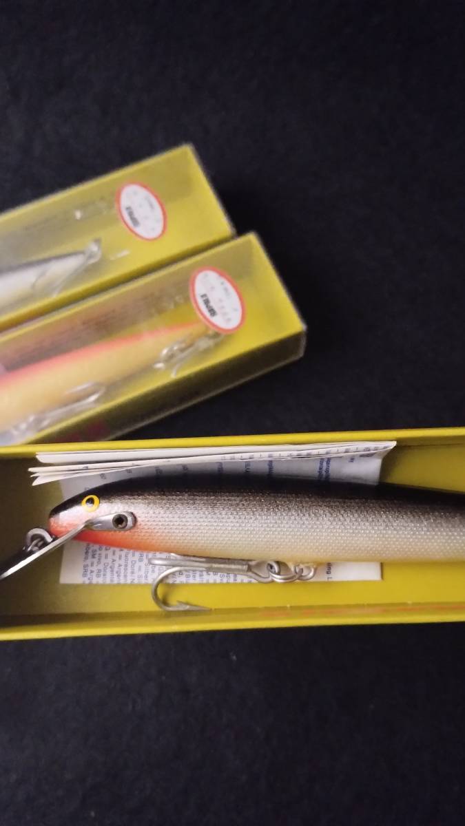 ●デッドストック 70年後期～80年前期 未使用 未開封 オールド マグナムラパラ Rapala 130mm×3 no.216の画像5