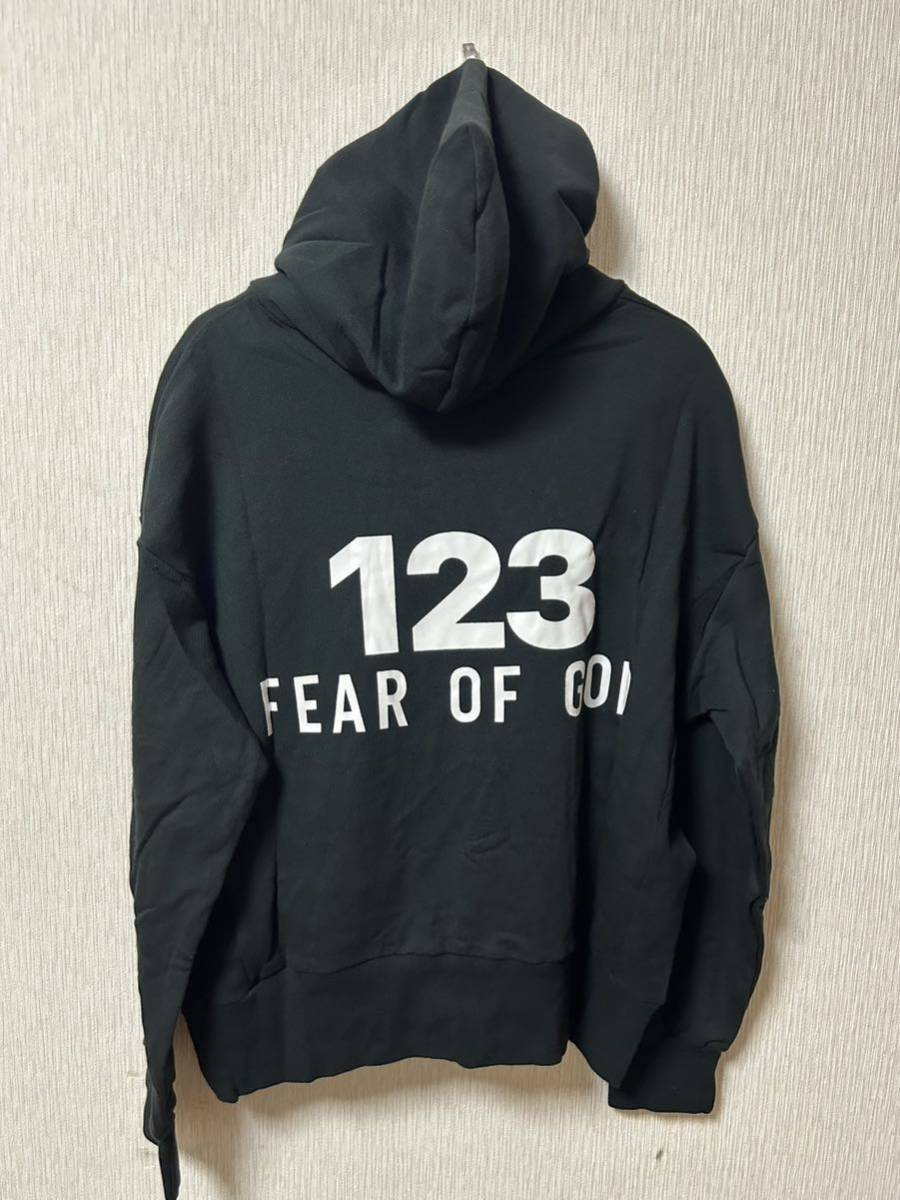 RRR-123 X FEAR OF GOD THE WITNESS HOODIE Fear of God Essentials フィアオブゴット コラボフーディー激レア☆限定販売商品！　サイズ2_画像8