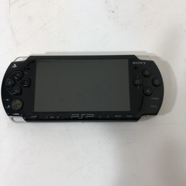 【送料無料】SONY PlayStation Portable PSP-2000 本体 ブラック 通電確認済み AAR0105小4284/0208_画像1