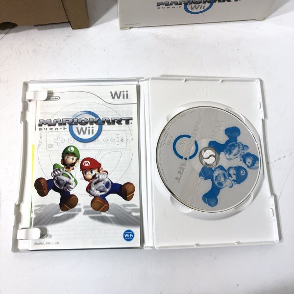 【送料無料】Nintendo Wii マリオカート ソフト ハンドル2点 RVL-024 BBL1222小4258/0208_画像4