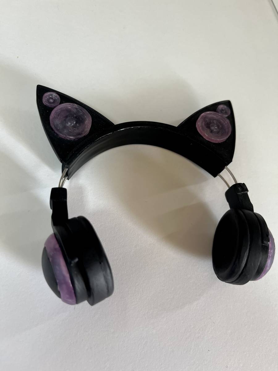 ディーラー製 猫耳ヘッドホン 60cmドールサイズ_画像1