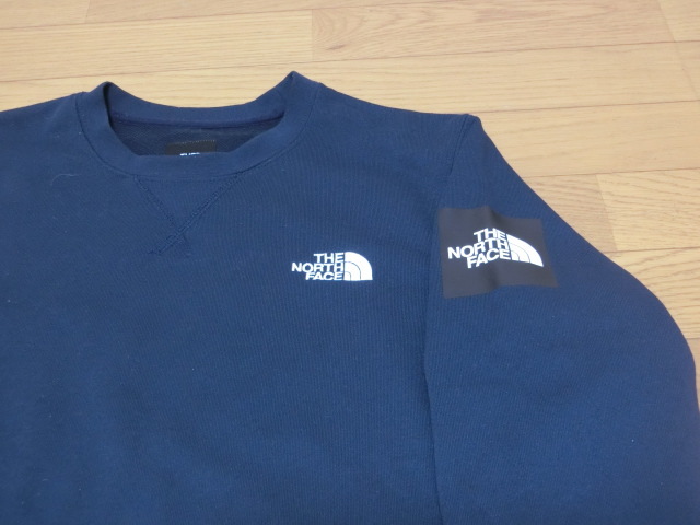 THE NORTH FACE Square Logo Crew ノースフェイス スクエアロゴ クルー M NT11954_画像2