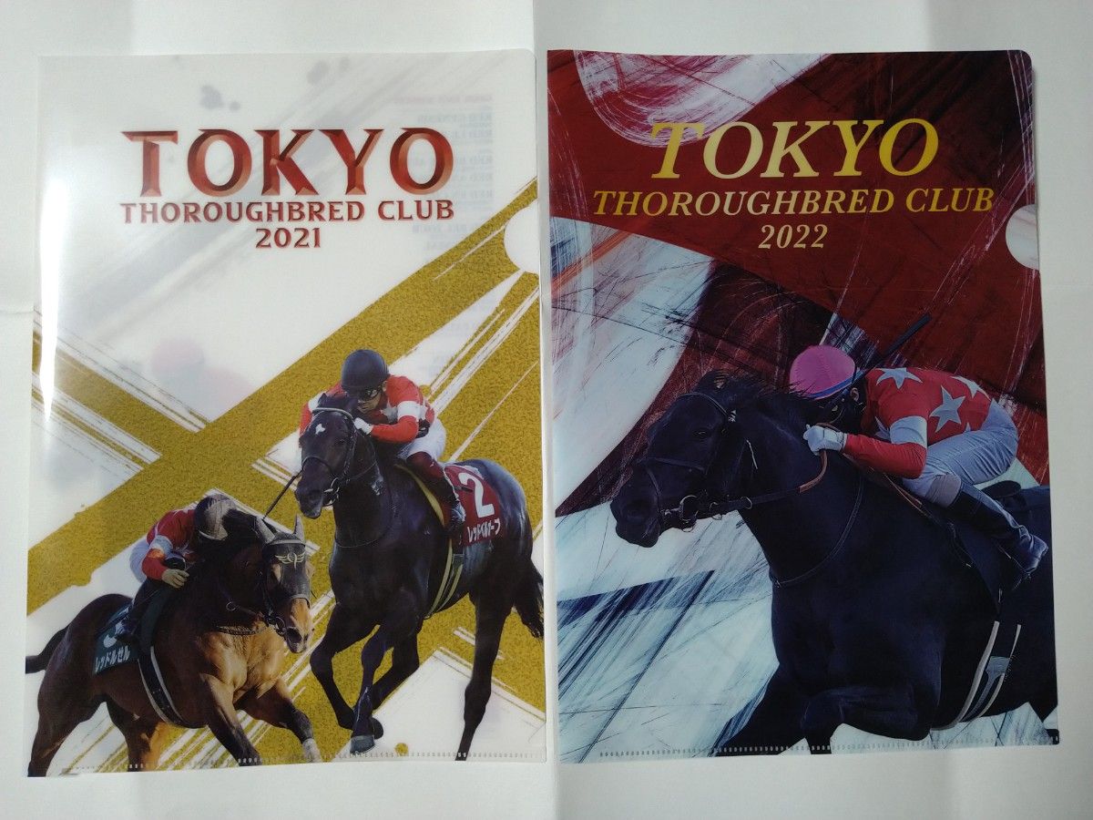 東京サラブレッドクラブ 歴代募集馬カタログ８冊とクリアファイル７枚セット