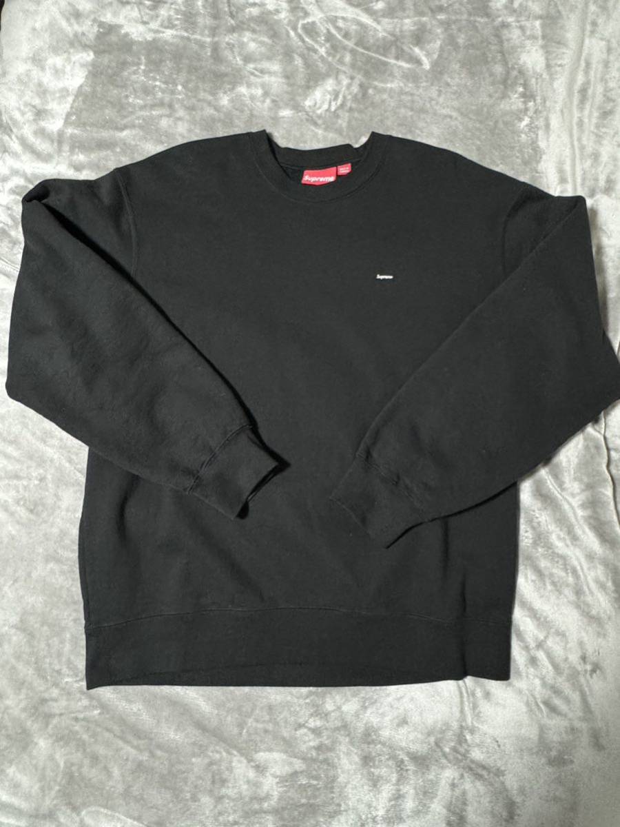 Supreme Small Box Crewneck Black 中古　Lサイズ　シュプリーム　スウェット クルーネック _画像1