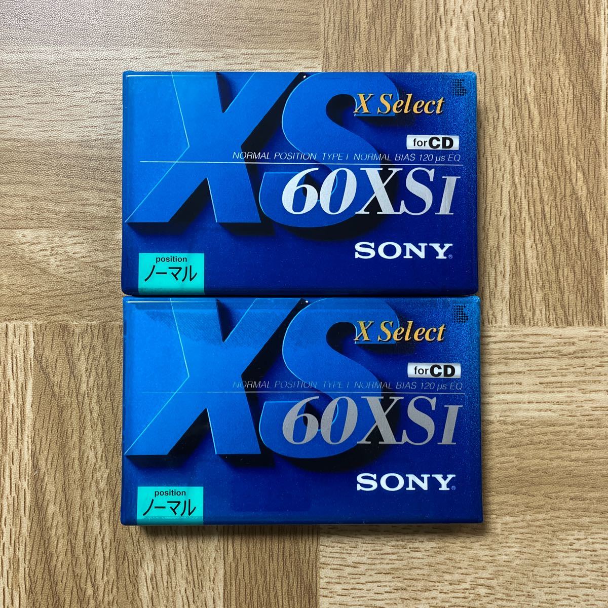 ソニー SONY XSⅠ 60分2本 TYPEⅠ ノーマルカセットテープの画像1