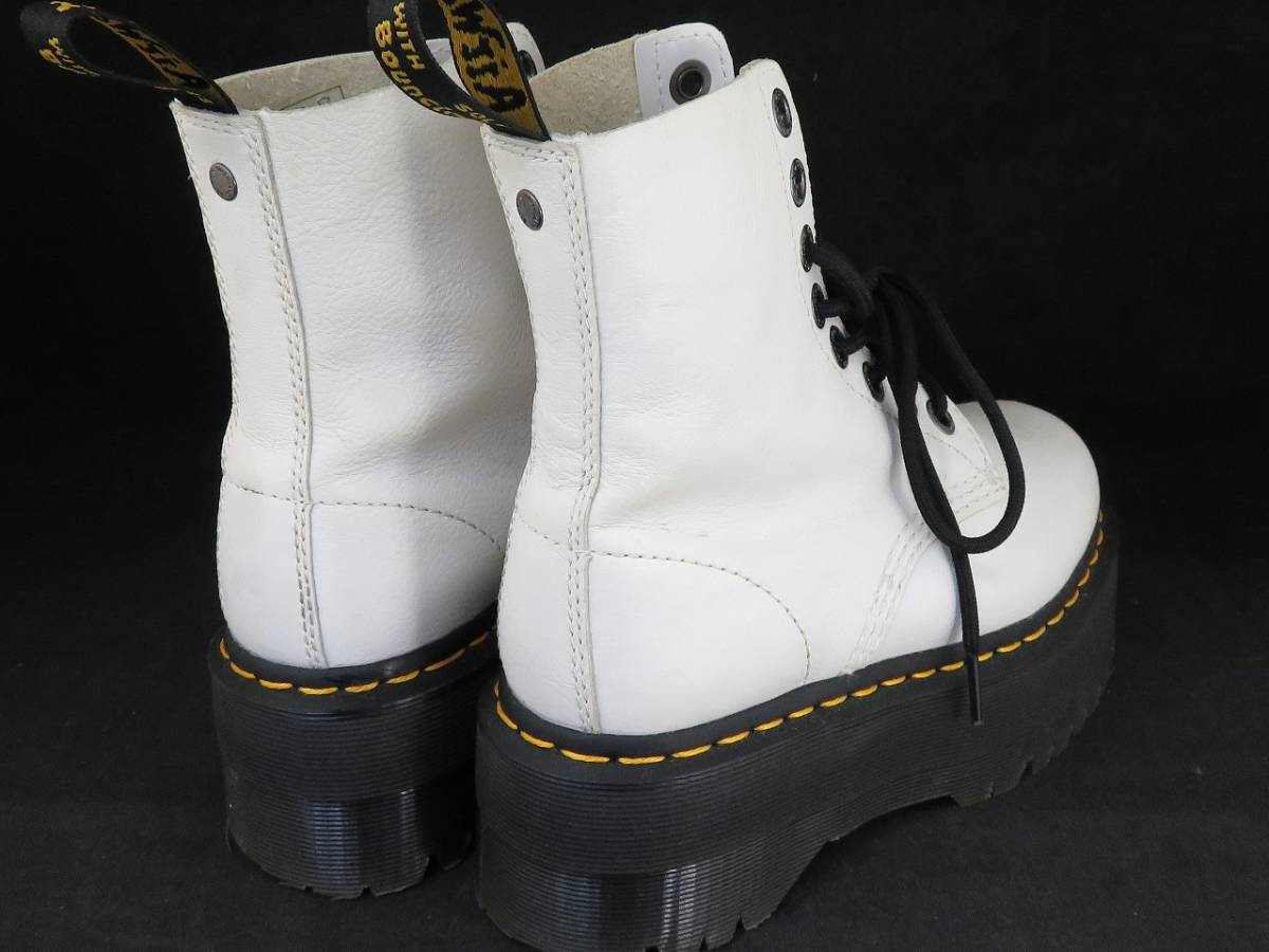 Dr.Martens　ドクターマーチン　1460 8 ホールブーツ　ホワイト　UK3_画像4