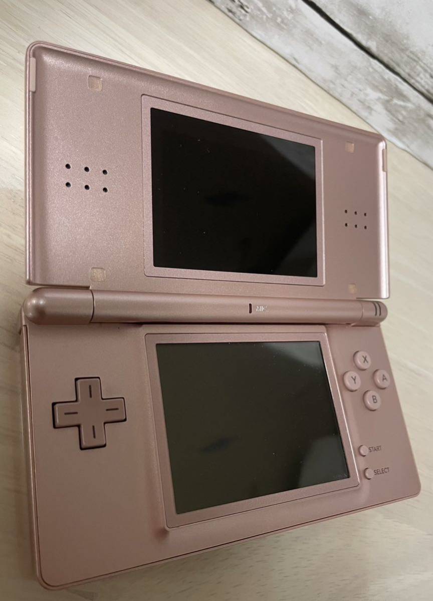 【極美品】ニンテンドーDS Lite メタリックロゼ タッチペン 純正充電器付き_画像8