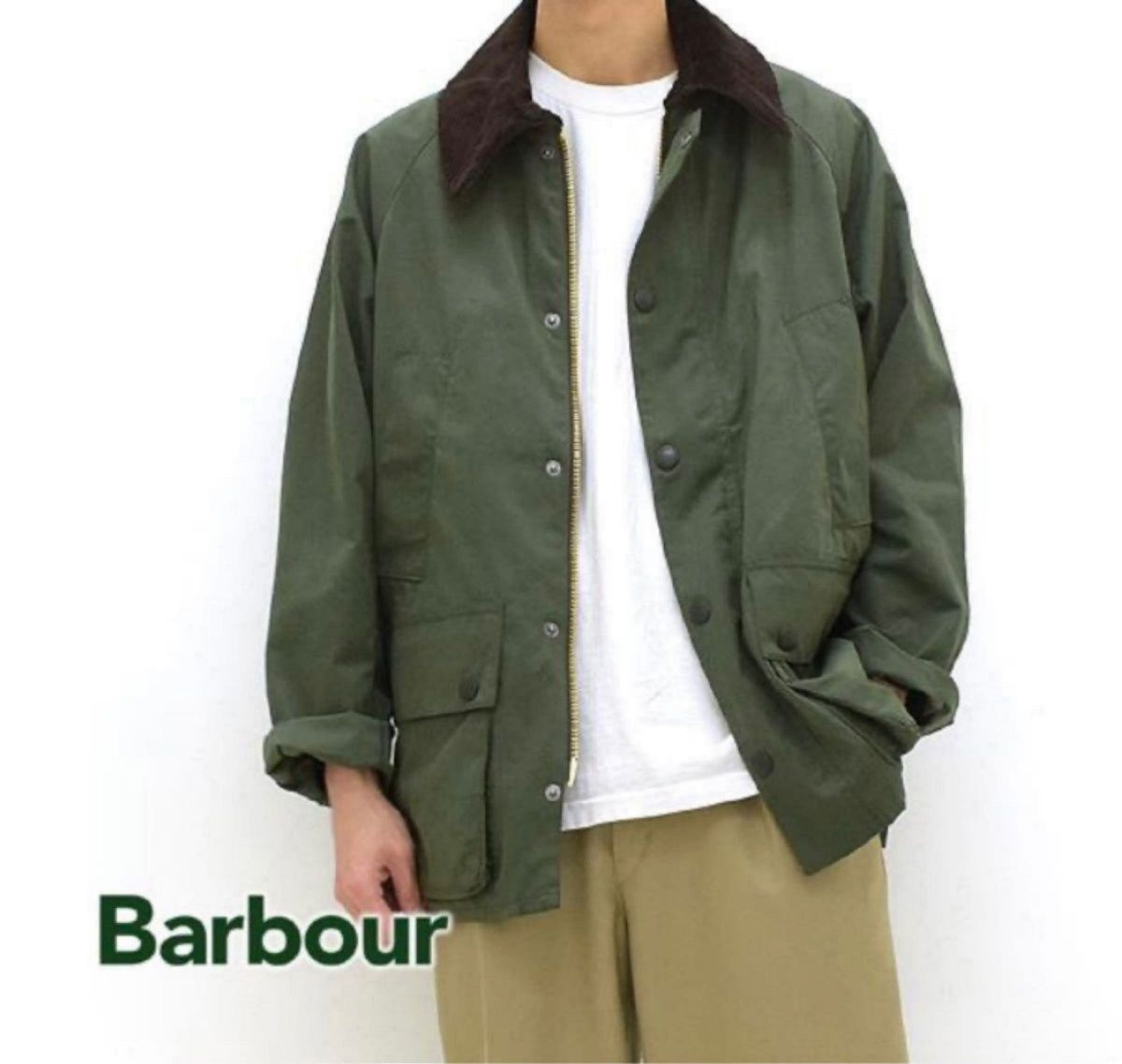 24SS 新品タグ付 Barbour バブアー OS PEACHED BEDALE オーバーサイズ ピーチスキン ビデイル 40