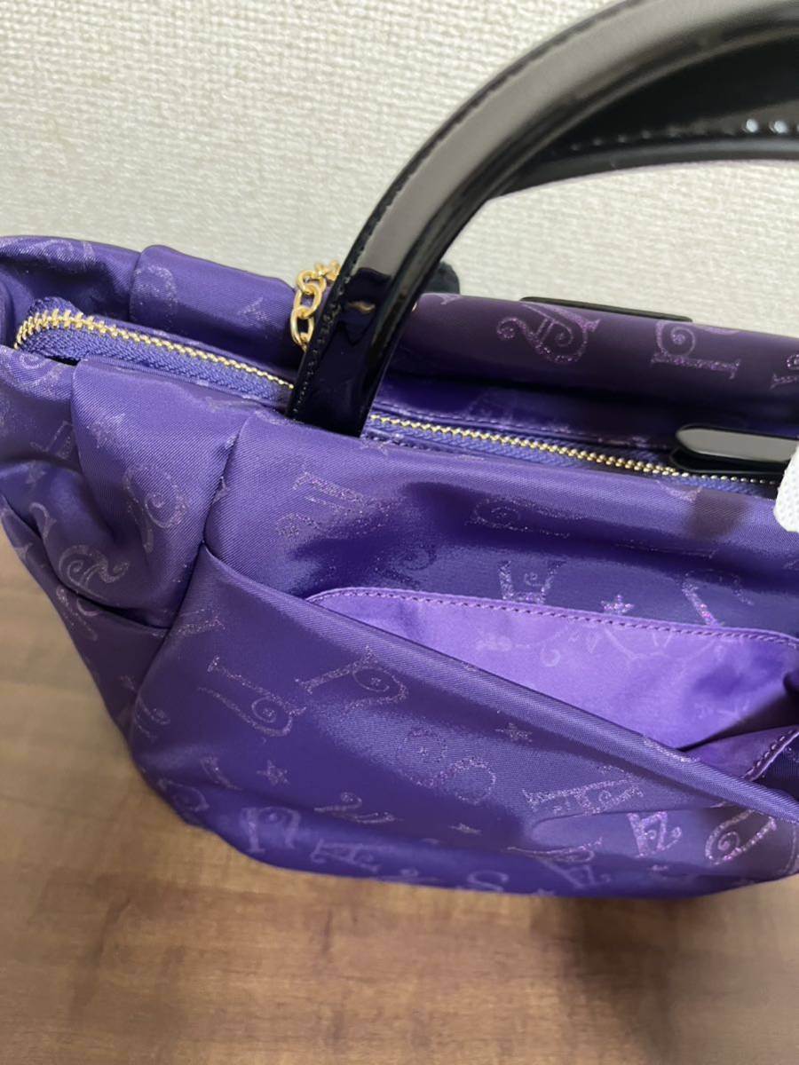 アナスイANNA SUI ホーリー 2wayハンドバッグ パープル 新品 アナスイANNA SUI ホーリー 2wayハンドバッグ パープル 新品