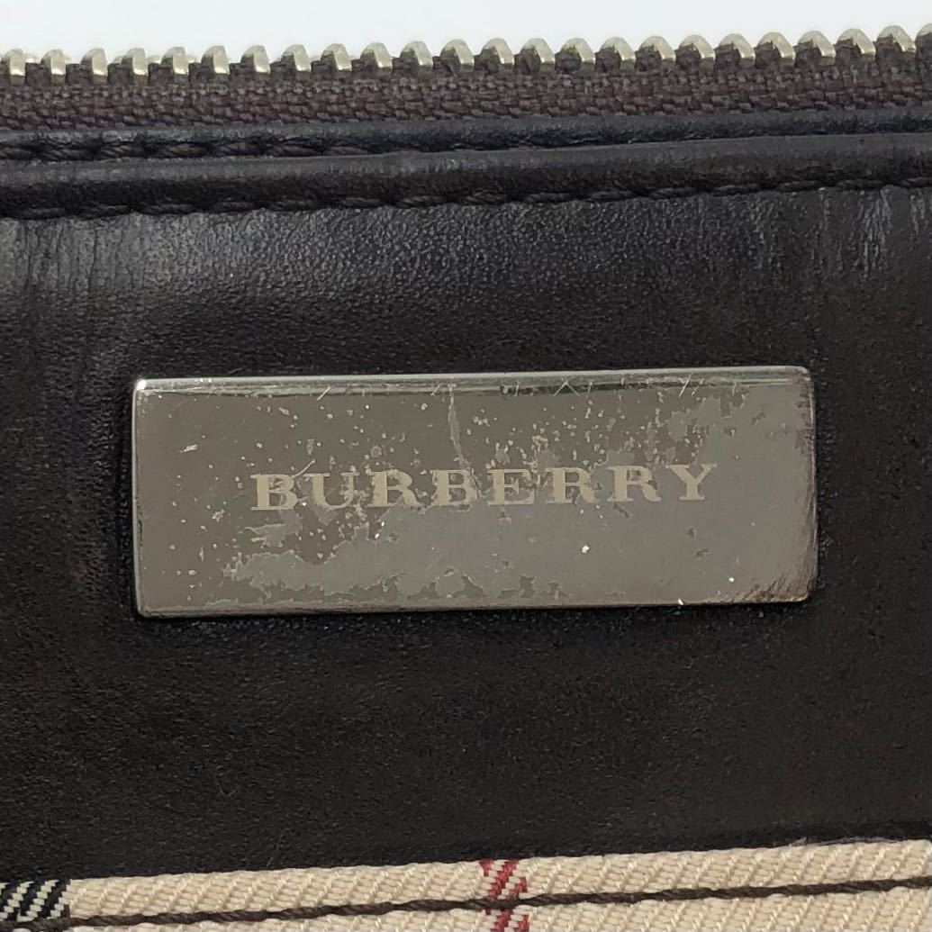 【人気モデル】Burberry バーバリー ショルダーバッグ ノバチェック キャンバス レザー 斜め掛け メンズ レディースの画像10